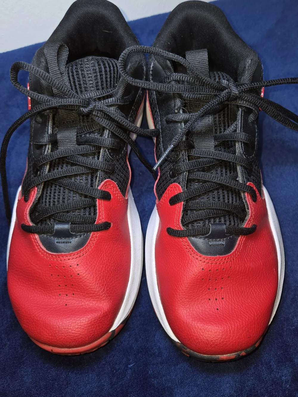 Under Armour Lock Down Basketball Sneakers Mens 8 Black/Red